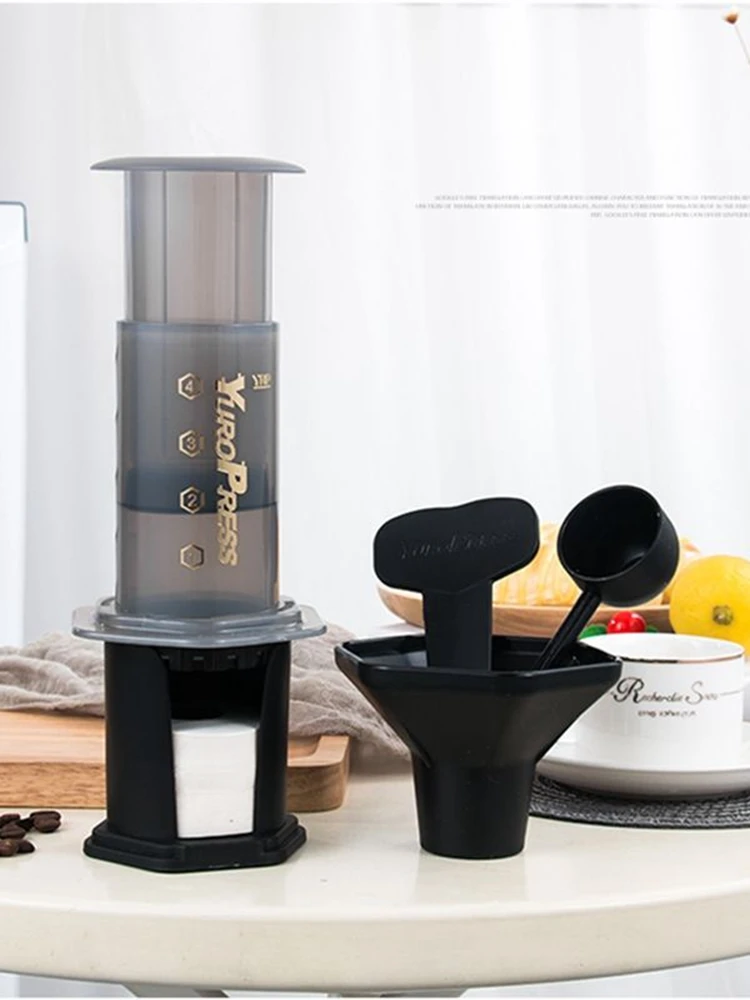 ポータブル Yuropress フレンチ プレス バリスタ エスプレッソ コーヒー メーカー マシン フィルター再利用可能なドリッパー アクセサリー