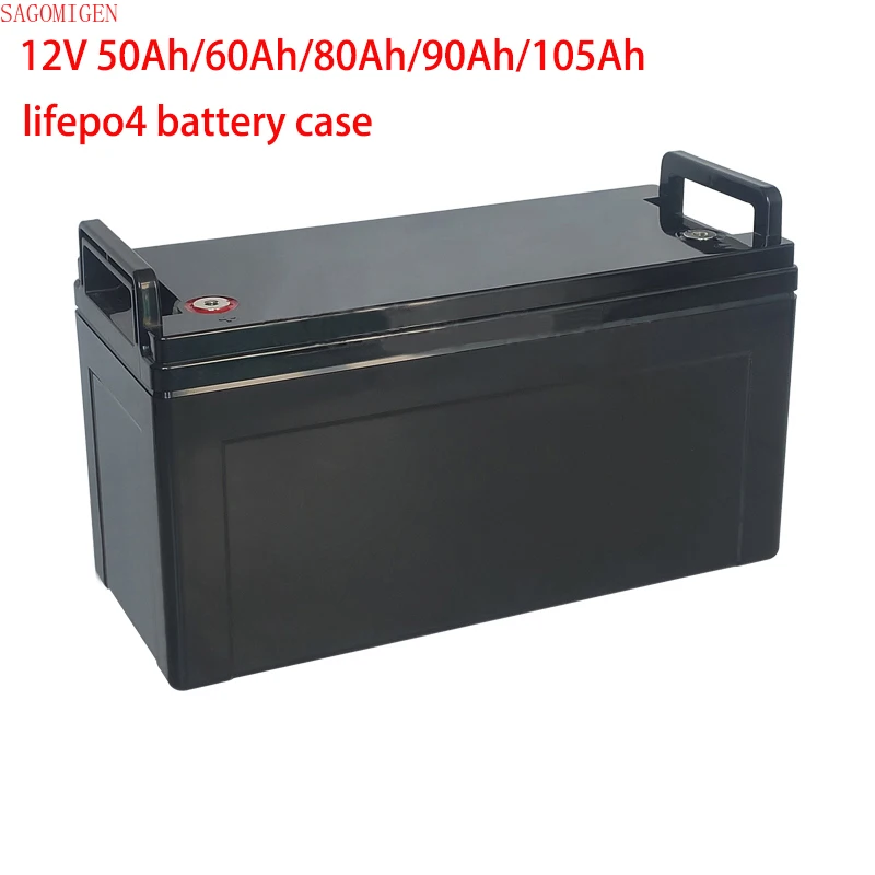 12V 24V 50Ah/60Ah/80Ah/90Ah/105Ah/150Ah 太陽電池収納ボックスキャラバンヨット Lifepo4 バッテリープラスチックエンクロージャ防水ケース