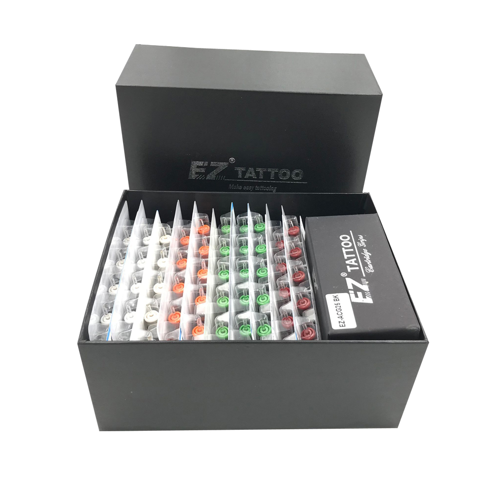 100 個 EZ Revolution カートリッジ針キット 3RL 5RL 7RL 5RS 7RS 7M1 9M1 11M1 9CM 15CM 各種サイズ機械供給用