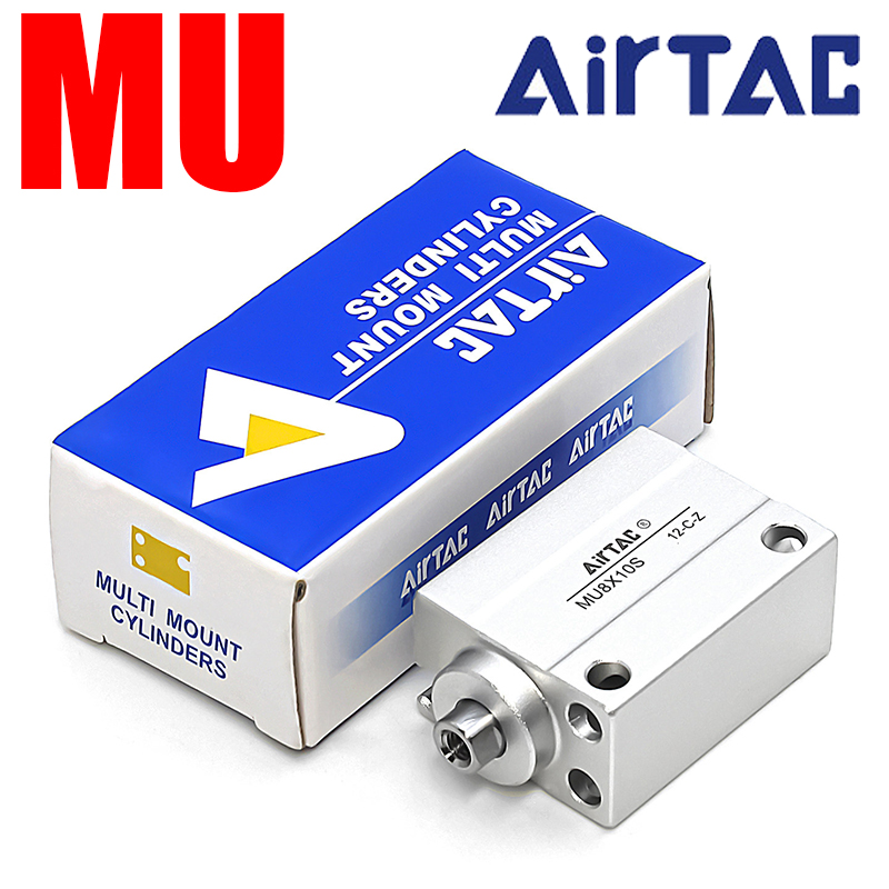 AirTAC ミニエアシリンダ MU6/810/12/16/20 精密自動化空気圧部品