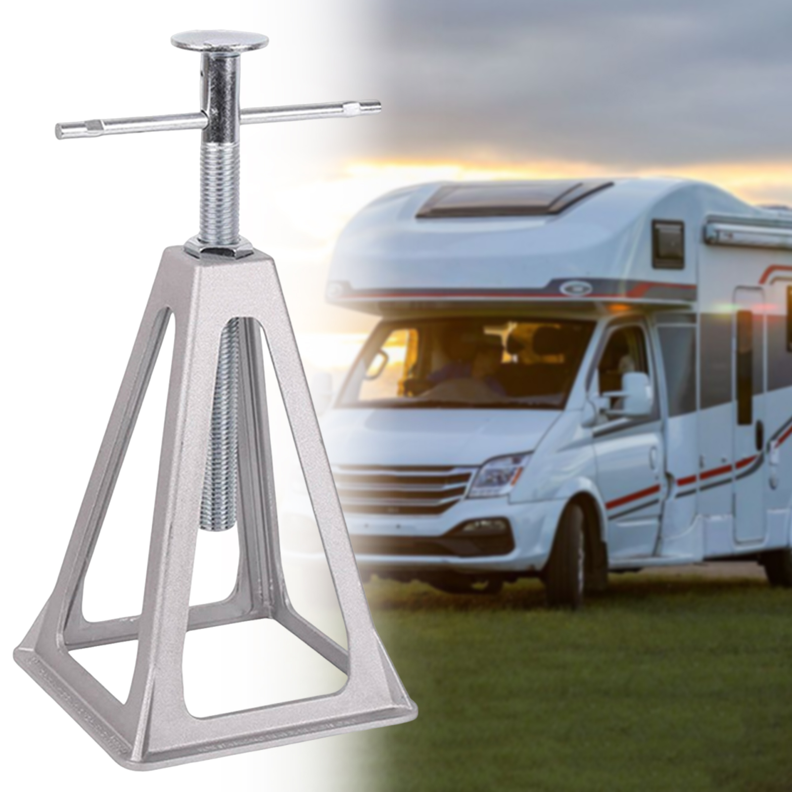RV スタビライザー シザー ジャック 4 個、アルミニウム RV レベリング ジャック、RV トラベル トレーラー キャンピングカー用トレーラー レベリング サポート スタンド