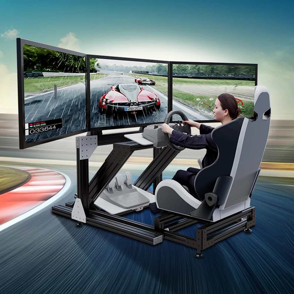 【2026】フルセットVRレーシング体性感覚シミュレーター屋内PCカーシミュレーションVR機器交通体験教育スクール