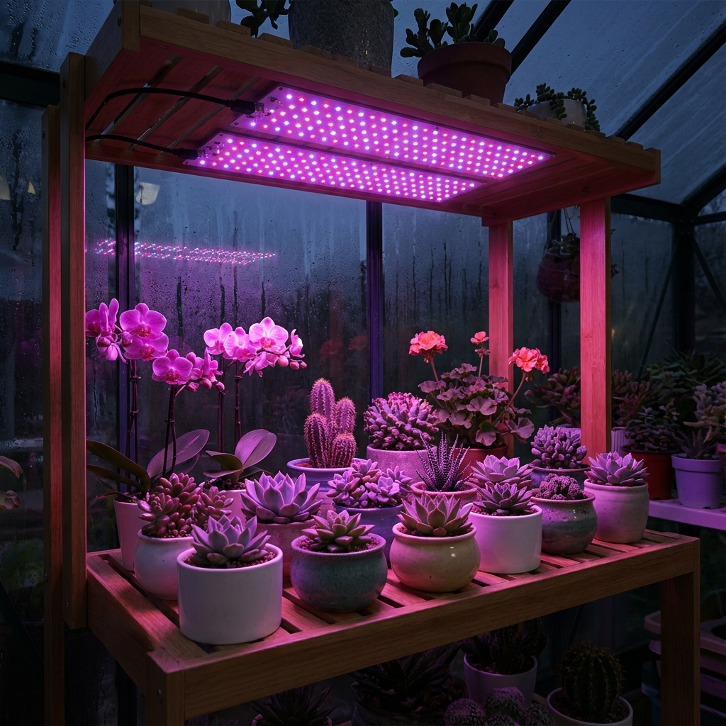 フルスペクトル LED 成長ライト、オートサイクルタイマー付き植物ライト
