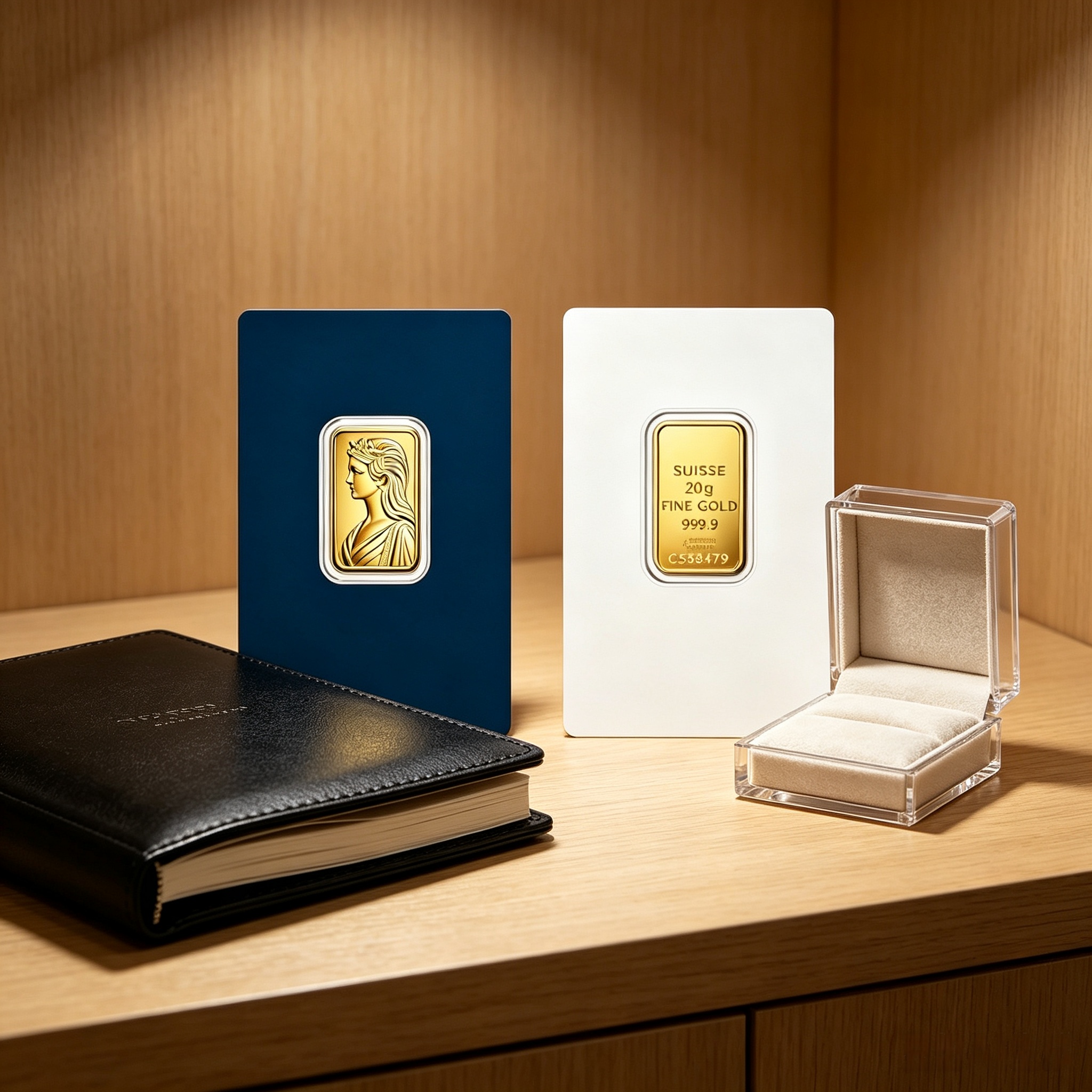 1/2オンス ゴールドバー 24K ゴールドメッキ 真鍮コア 工芸品 ホリデーギフト 装飾 独立したシリアル番号
