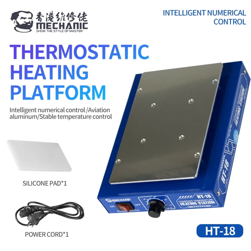 MECHANIC HT-18 液晶画面加熱セパレーター 携帯電話タブレット修理画面分解回路基板修理加熱ツール