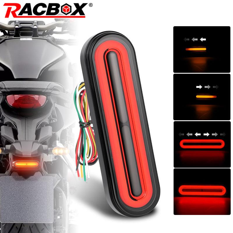 60LED オートバイ LED テールライトブレーキストップランプターンシグナルライト DRL バイクダートバイク電気自動車 ATV UTV 10-72V