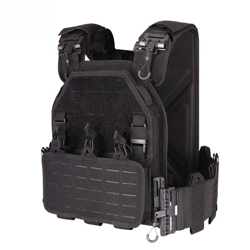 YAKEDA MOLLE Tactical Vest 1000D Waterproof Wear Resistant Outdoor Training Combat Waistcoat Outdoor Training Combat Vest