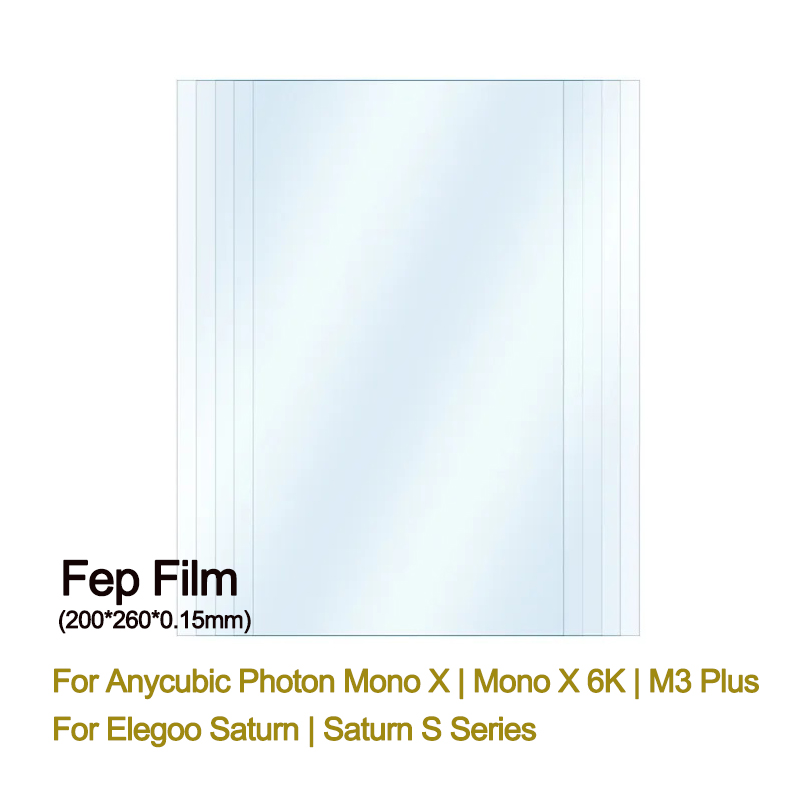 8.9 -9.25 インチ FEP フィルム 260*200*0.15 ミリメートル ANYCUBIC Photon Mono X 6Ks 4K M3 Plus Elegoo サターンシリーズ 3D プリンタアクセサリー LCD