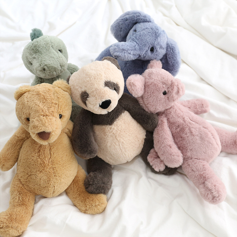 卸売工場ソフトぬいぐるみ赤ちゃん睡眠象パンダバニークマかわいいぬいぐるみのおもちゃ