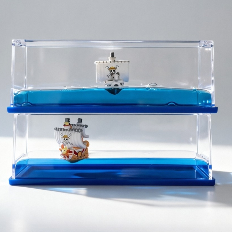 ワンピースゴーイングメリーサウザンドサニー号浮遊船流体流砂ボックスアニメ海賊ボート飾りデスク装飾ファンへのギフト