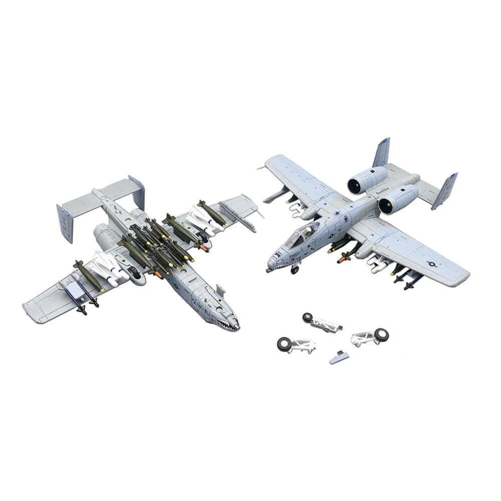 1:100 スケール米国 A-10 A10 サンダーボルト II イボイノシシ豚攻撃機戦闘機航空機金属モデルコレクションまたはギフト