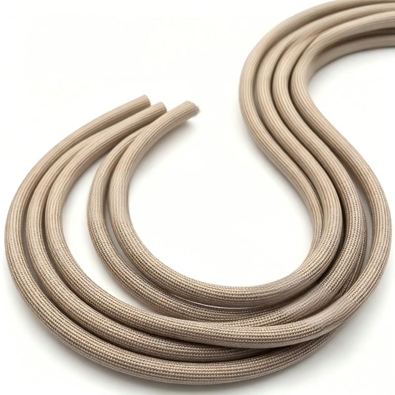 800 °C 高温編組グラスファイバースリーブ 15/20M ID1-8mm 耐薬品性ワイヤー絶縁管
