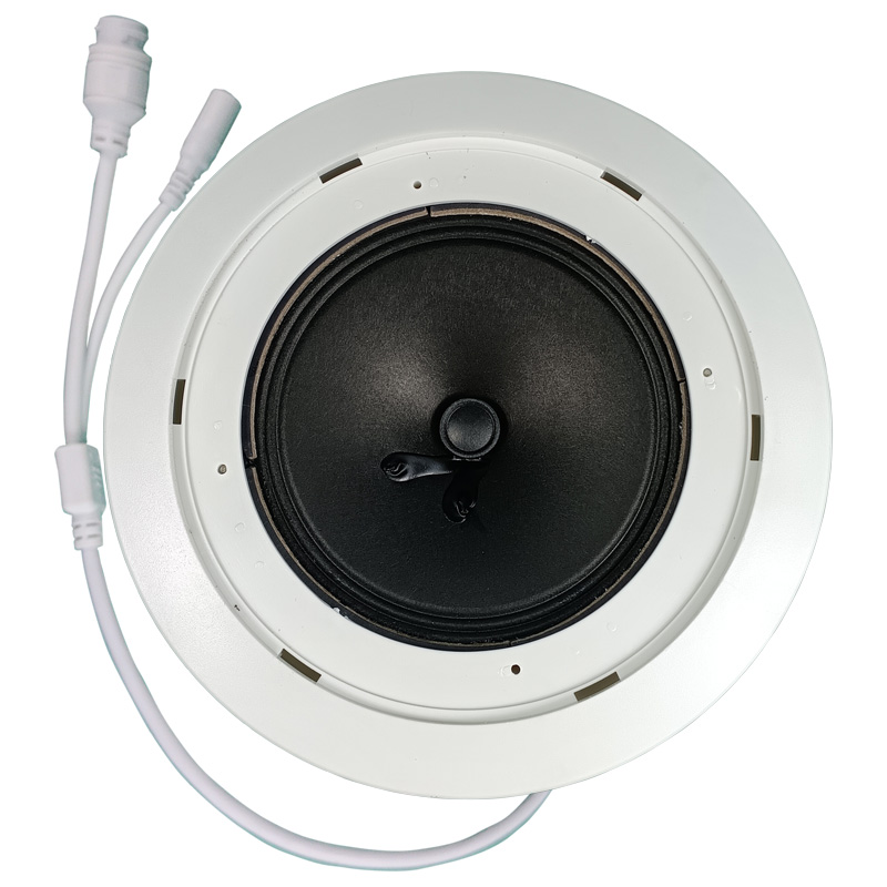 SIP 5W POE パブリック アドレス システム IP 定格天井スピーカー屋内アンプ付き