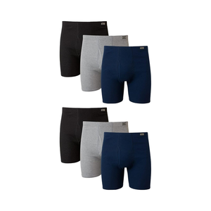 Hanes メンズ ミッドライズ ボクサーブリーフ 吸湿速乾・涼しく通気性の良いコットン製下着