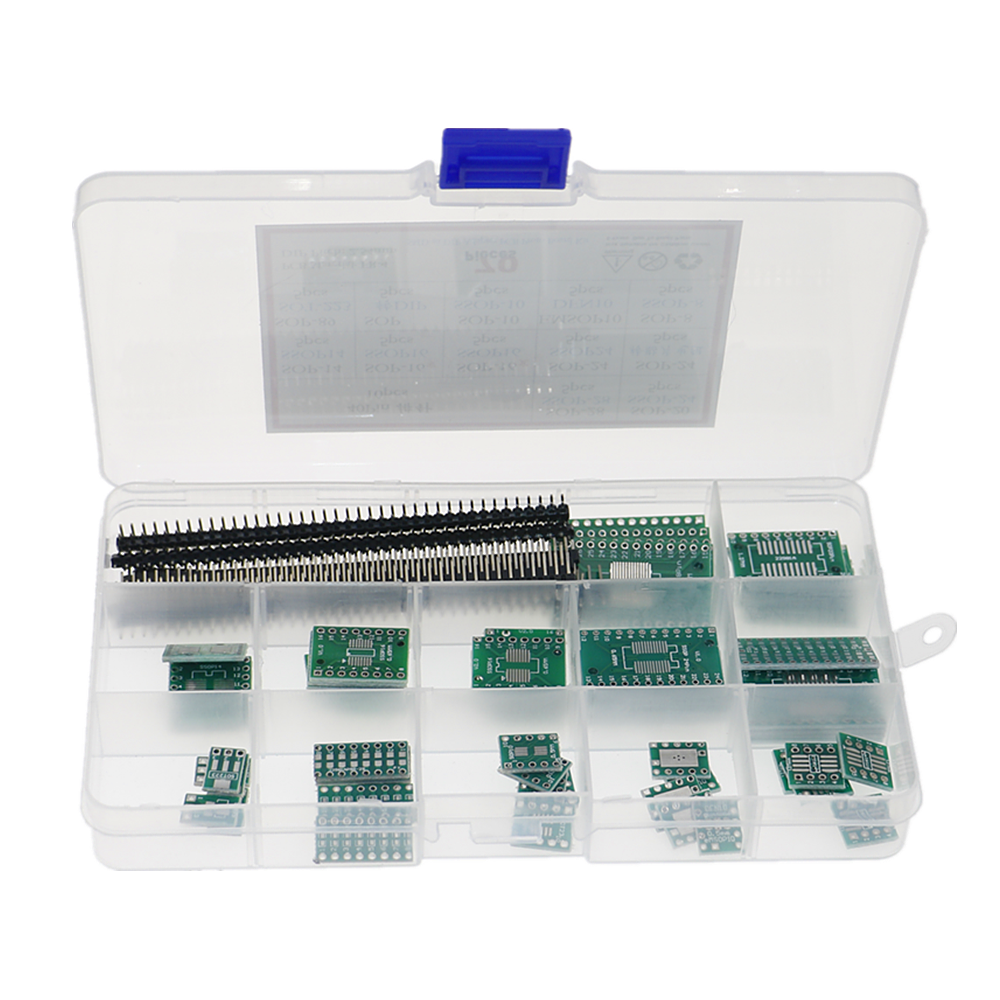 70 個 PCB ボードキット SMD ターンに DIP アダプタコンバータプレート SOP8 SOP10 SOP14 SOP16 SOP24 SOP28