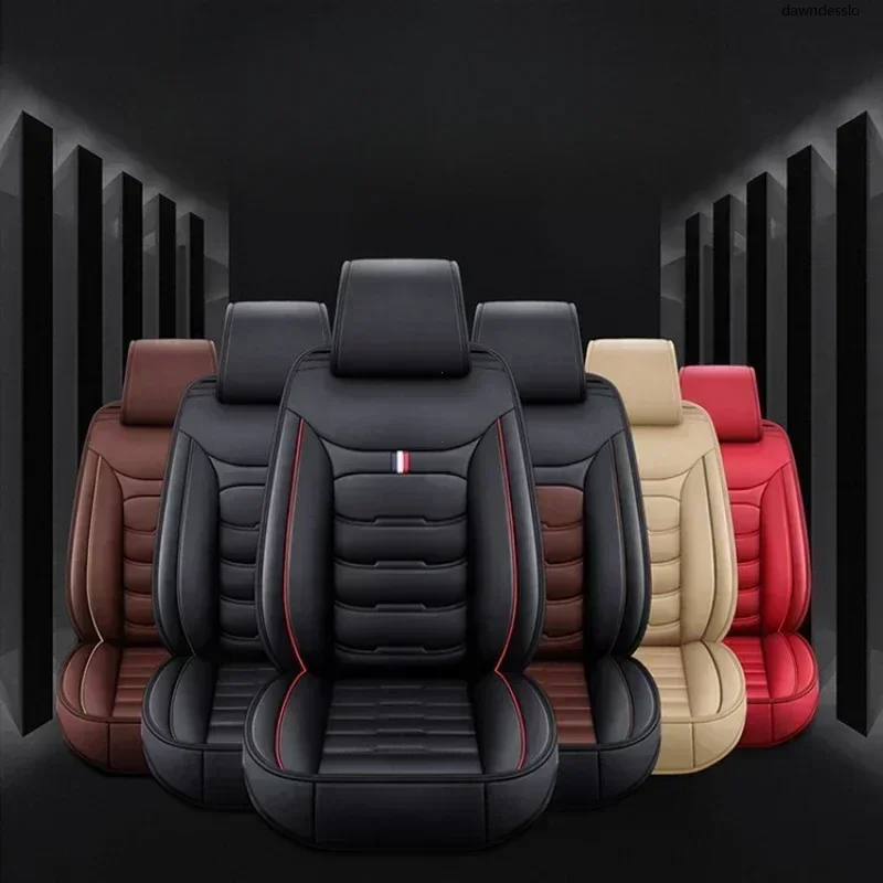 自動セットカーシートカバー Pu レザーシングルフロントスプリットベンチプロテクター四季ユニバーサルフィットほとんどの車 SUV カーアクセサリー