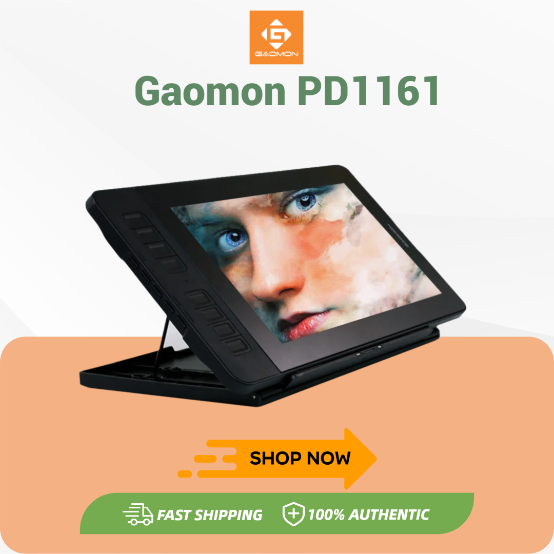 GAOMON PD1161 IPS HD グラフィックス描画ディスプレイ デジタル タブレット モニター 8 ショートカット キー付き
