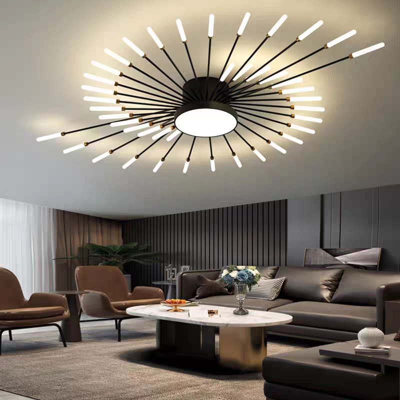 クリエイティブ LED シーリングランプモダンなリビングルームライト北欧家の装飾ダイニング寝室の照明光沢屋内天井ペンダントランプ