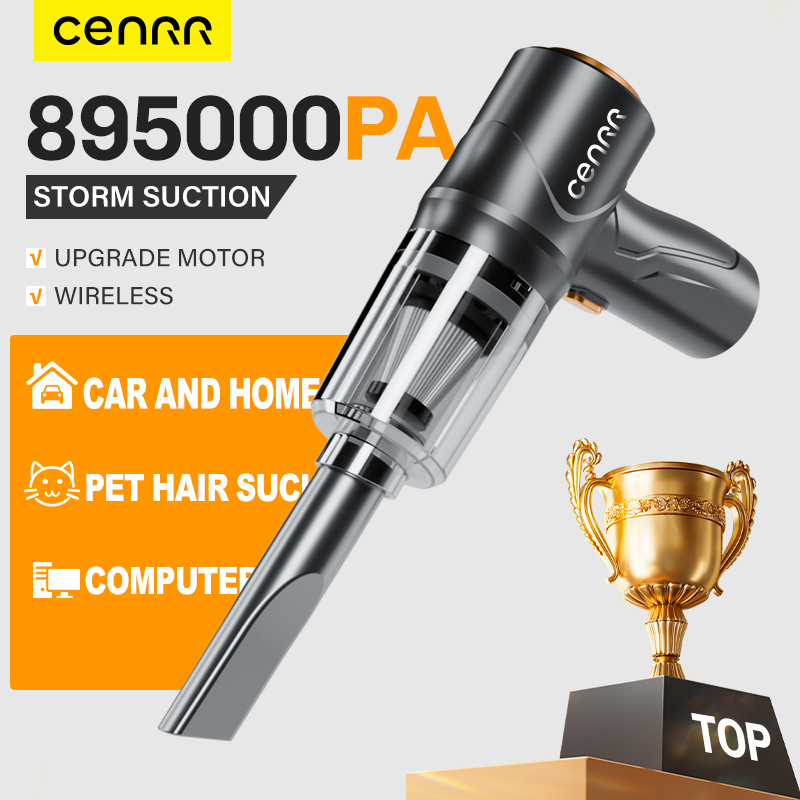 CENRR ミニ車の掃除機コードレス強力なワイヤレスクリーナー車の機械のクリーニングハンドヘルドポータブル車の掃除機