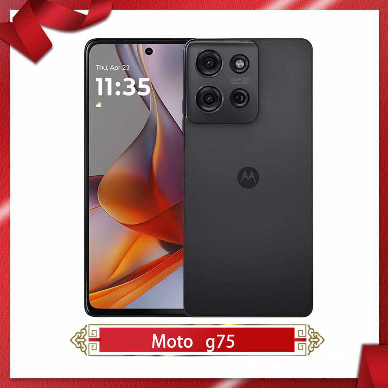 新しい Lenovo Moto G75 5G 携帯電話 Snapdragon6 Gen3 6.8 インチ LCD 120Hz 50MP 5000Mah 30W 急速充電 IP68 OTA