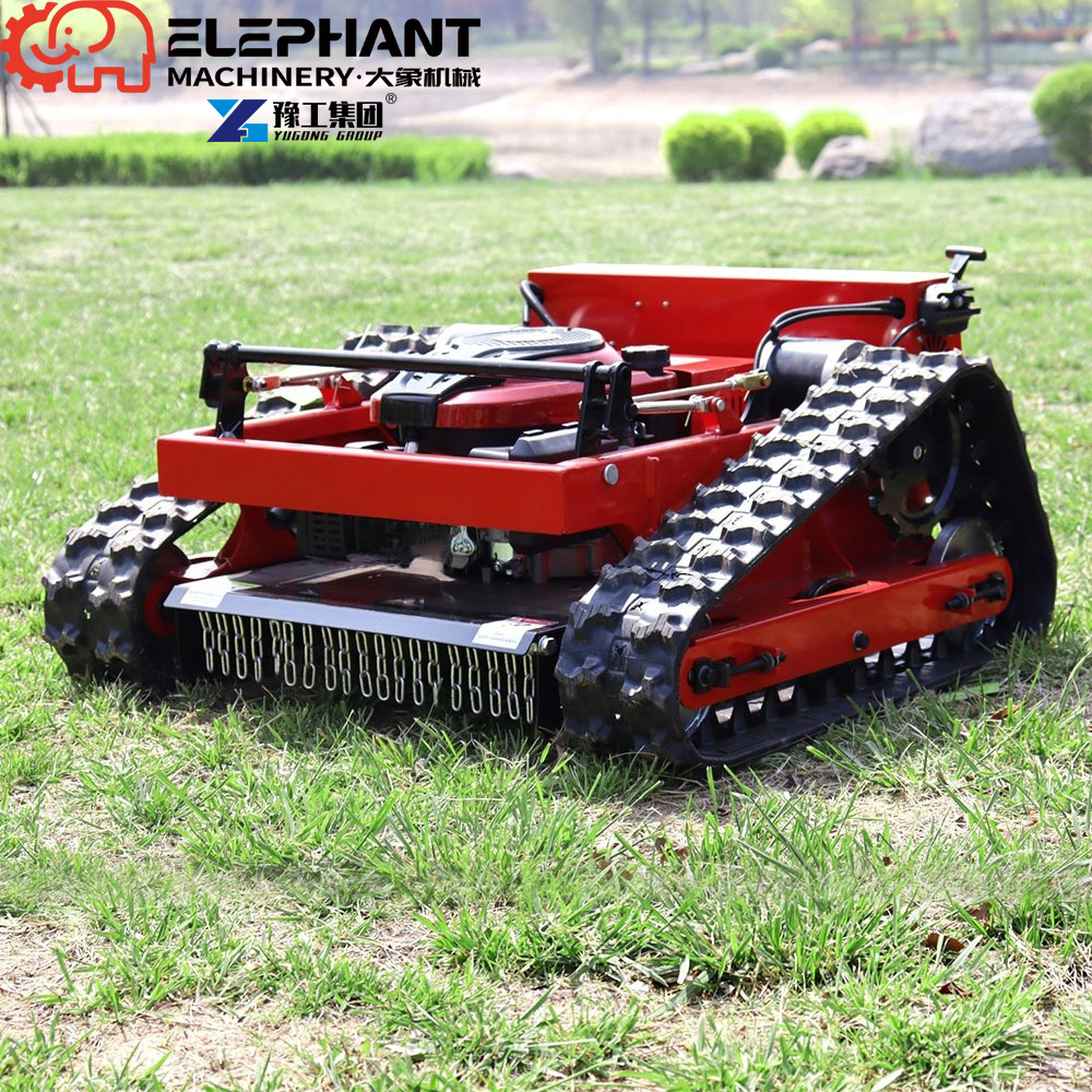 追跡 RC 草カッター大量供給トラック付きリモコン芝刈り機ホット販売