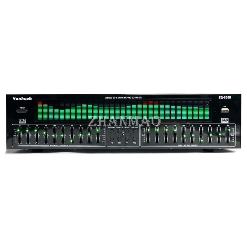 220v Pro EQ イコライザー、Bluetooth 5.4、ファイバー/同軸デコーダー、USB 再生、Hi-Fi プレーヤー