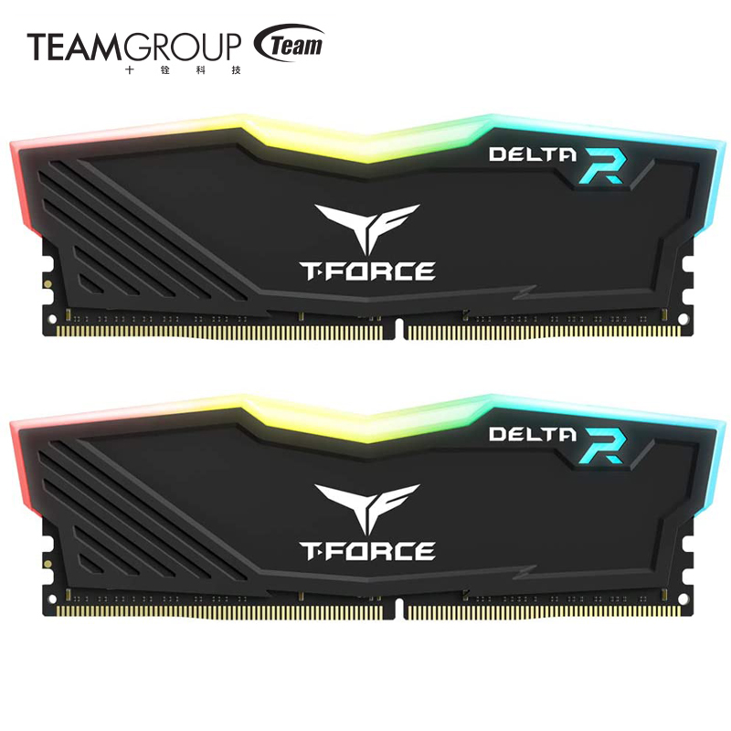 TEAMGROUP DDR4 RAM DELTA RGB メモリモジュール デスクトップ 8GB 3600MHz Intel/AMDプラットフォーム対応 XMP2.0対応