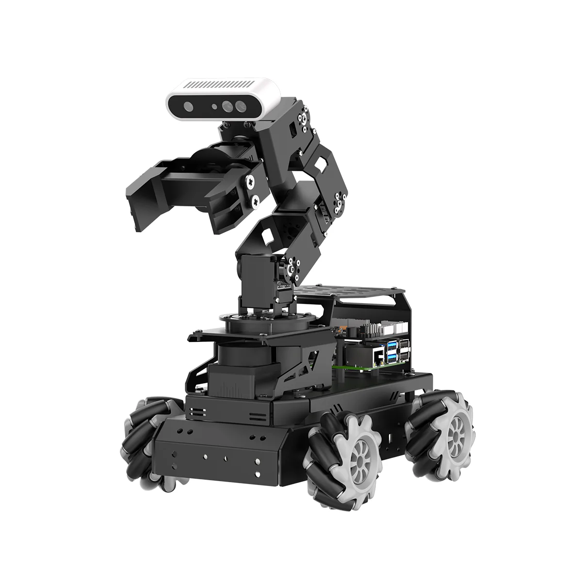 Hiwonder LanderPi: ビジョンアーム付き Raspberry Pi AI ロボットカー