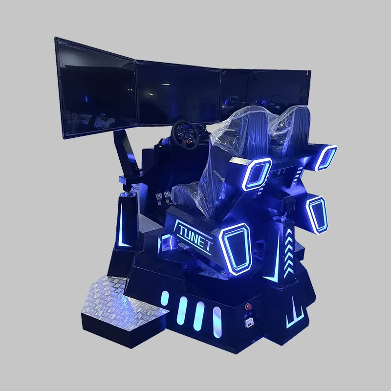 【2026】カードライビングシミュレーターカーレースゲーム機屋内VRドライビングマシン9D VRレーシングシートモーションシミュレーター