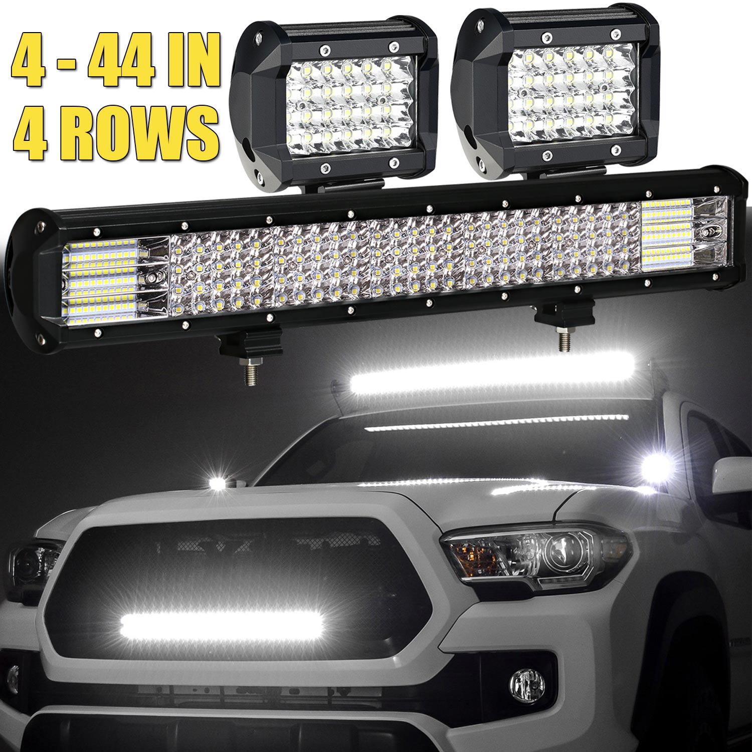 HELLO EOVO LED バー 4 / 7 / 12 / 20 / 22 / 28 / 36 インチ LED ライトバー運転オフロードボート車トラクタートラック 4x4 SUV ATV 12V 24V