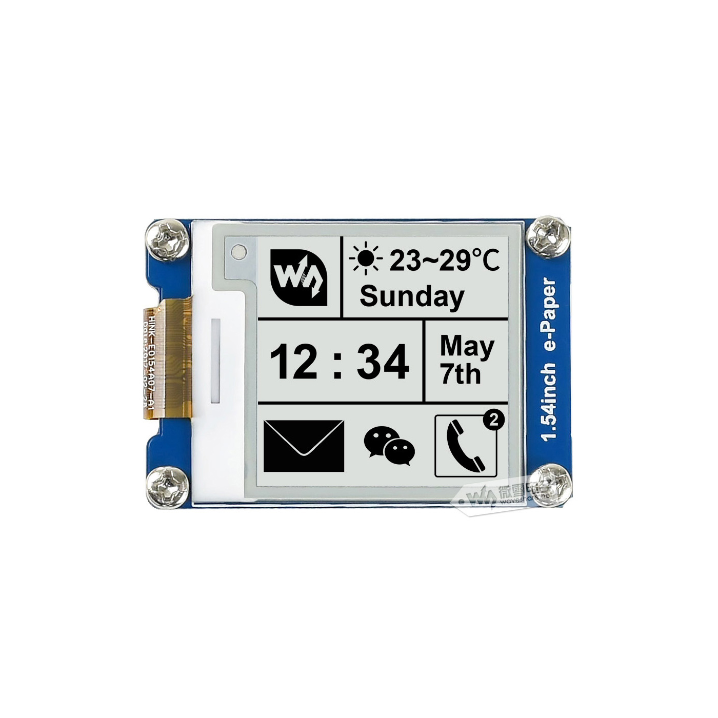 1.54 インチ SPI E インク電子ペーパースクリーン Arduino STM32 RPI RasPi ラズベリーパイゼロ 2 W 3 モデル B 4 5 電子ペーパーディスプレイコーディングプロジェクト