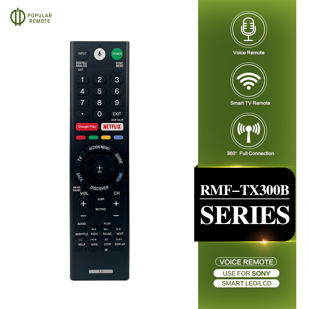 RMF-TX300B 音声リモコン交換コントロールソニースマート 4K テレビ 149331811 XBR-55X850S XBR-55X930D 南米市場用