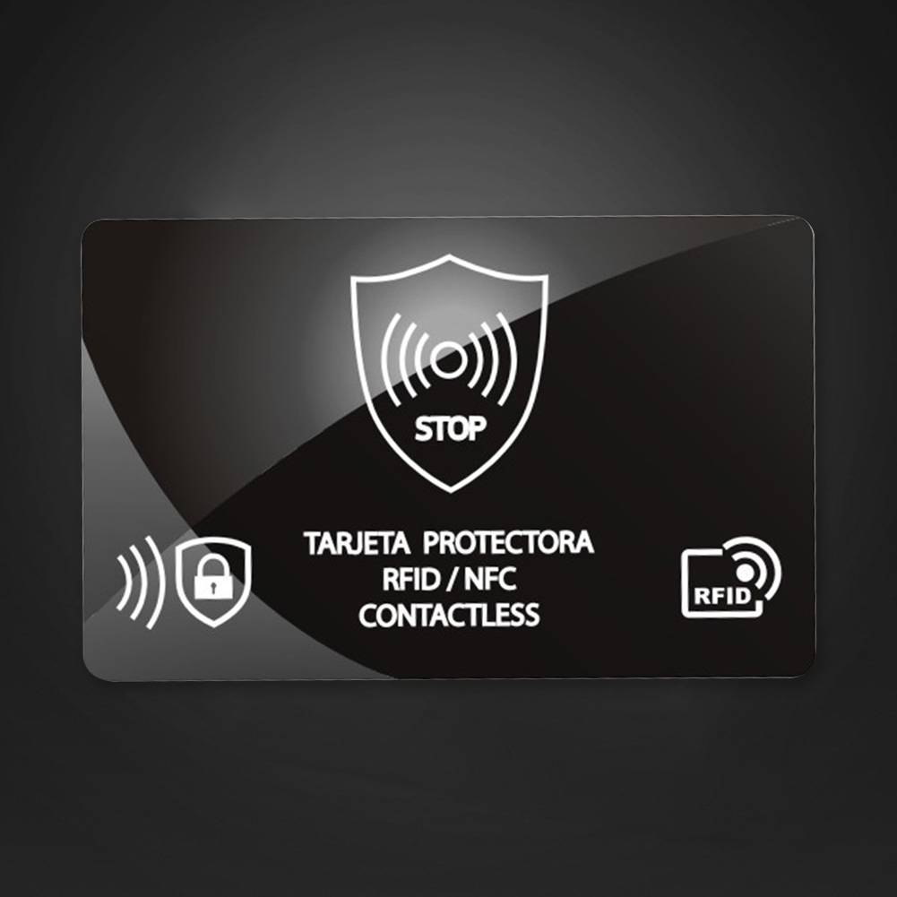 5 ピース/セット PVC RFID ブロッキングカードセーフ超薄型ポータブル銀行デビットクレジットカードプロテクタースマート盗難防止デザイン RFID ブロッカー