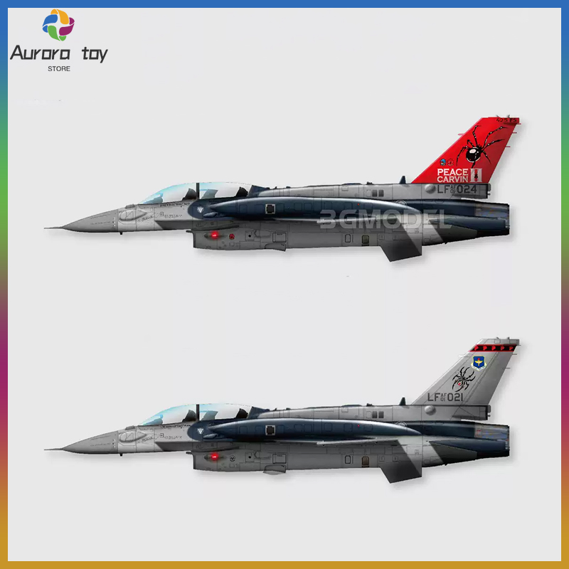 新しい Gwh 1/48 高模擬戦闘機モデル S4821 アメリカ F-16du 戦闘機手組み立て軍事ファンディスプレイ装飾ギフト