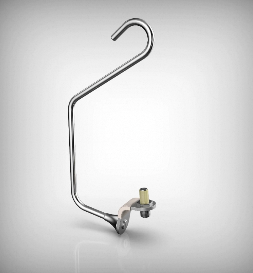 Heavy Duty Stainless Steel Doll Stand Accessories Hook Adapter Quick Insert Screw Load Bearing 100kg