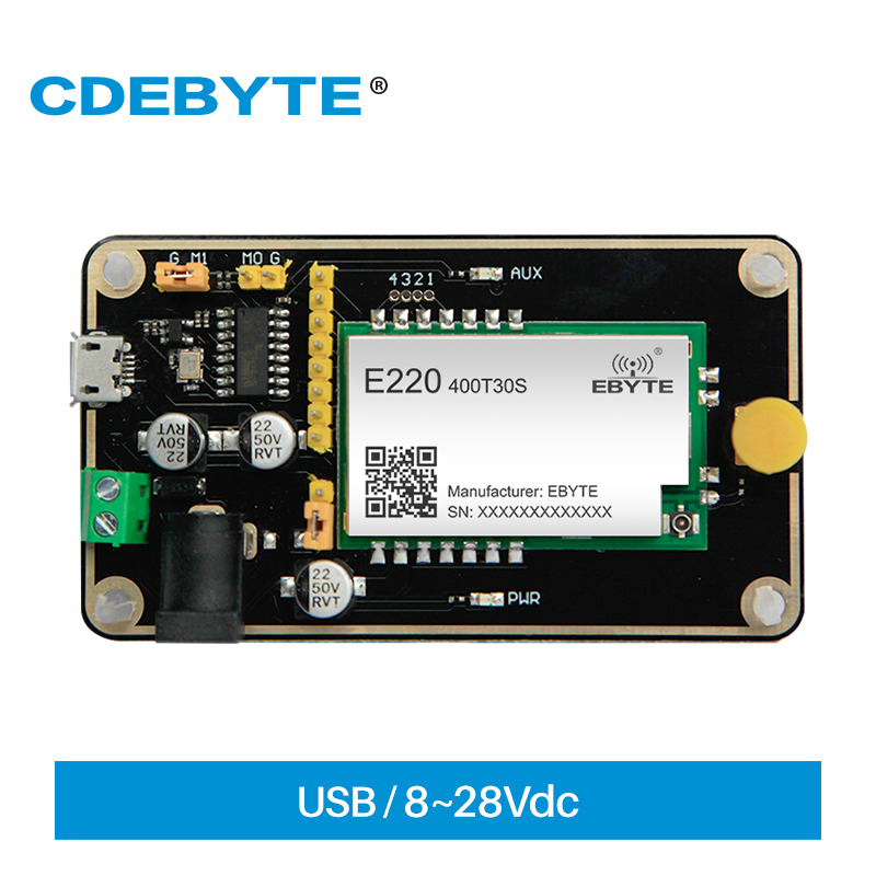 LLCC68 Lora テストボード 433MHz 470MHz CDEBYTE E220-400TBH-01 テストキット E220-400T30S UART ワイヤレスモジュール USB インターフェイス