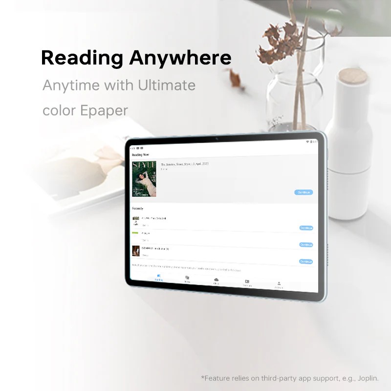 10 インチ電子ブック リーダー超薄型カラー RLCD スクリーン タブレット、ポータブル電子ブック e リーダー、Android OS サポート Google Play