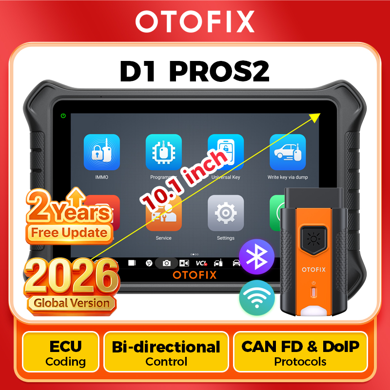 OTOFIX D1 PROS2 診断スキャナ ECU コーディング 双方向制御診断ツール CANFD DoIP 2 年アップデート D1 PROS