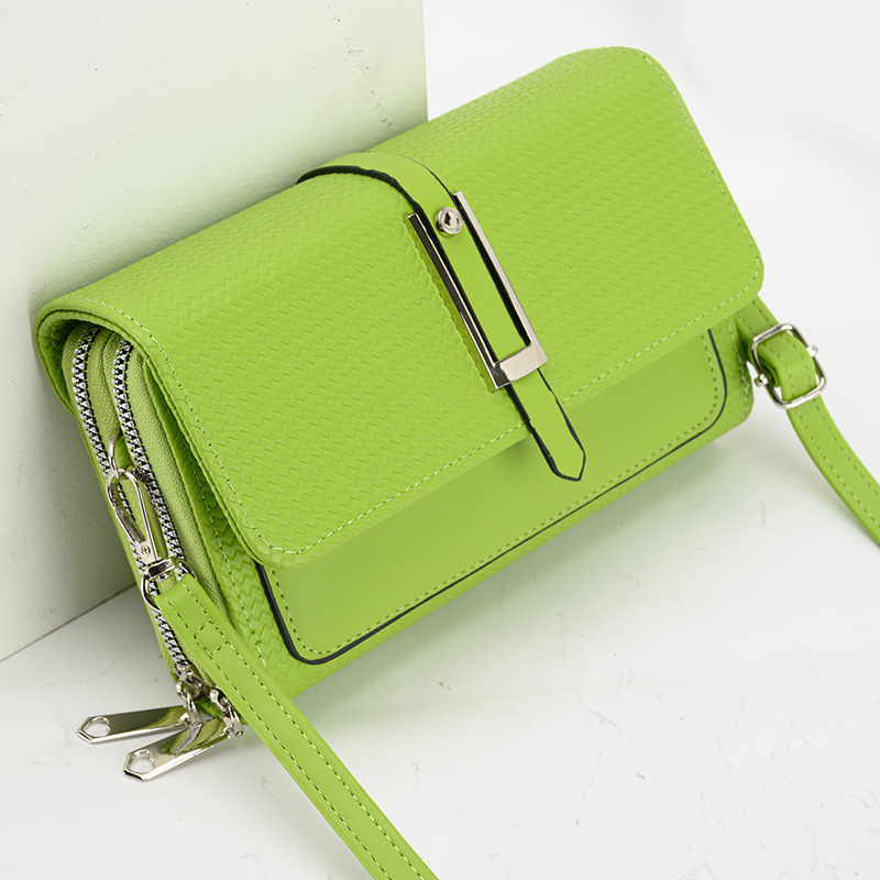 Tilorraine トレンディな女性用モバイルバッグファッショナブルな学生フリップアップレディースバッグシングルショルダークロスオーバー小さなスクエアバッグ