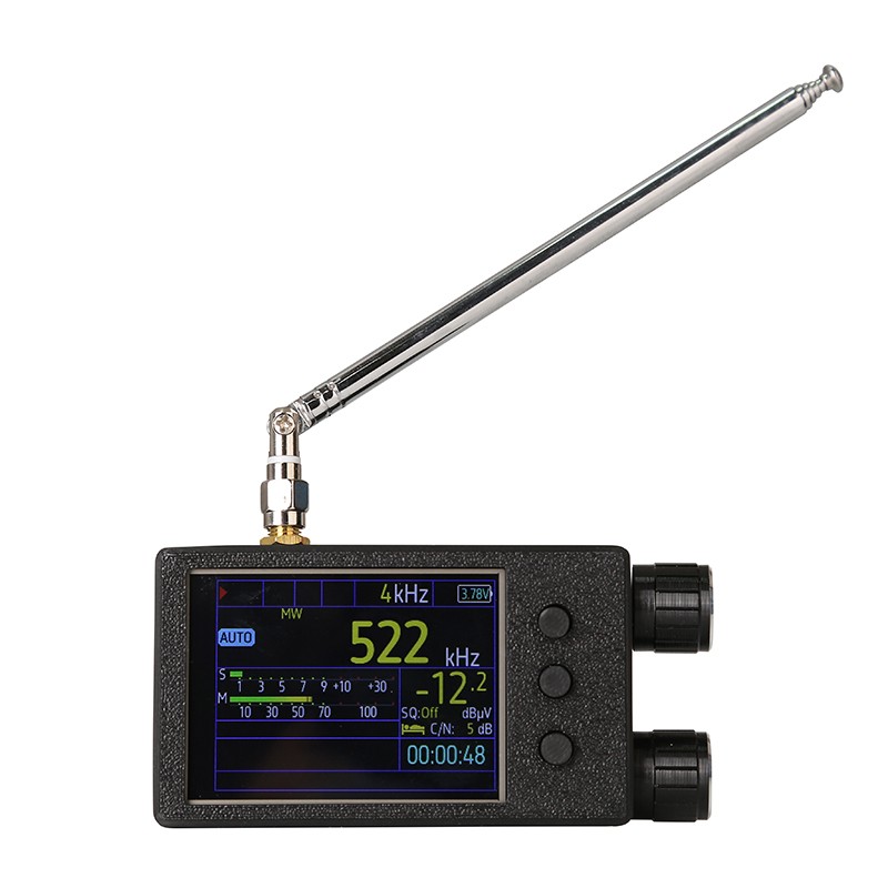 新しいミニ TEF6686 オールバンドラジオ受信機 2.4 インチタッチスクリーン LW/MW/SW/FM/AM ポータブル短波ラジオ受信機