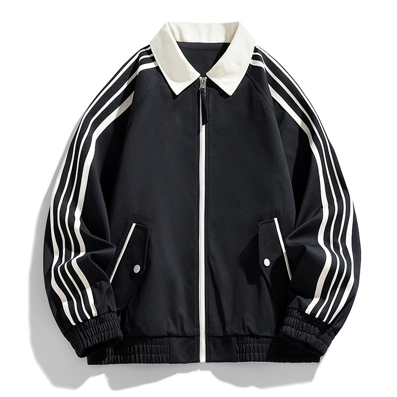 春秋のジャケット男性プラスサイズ 8XL ジャケットコートファッションカジュアルストライプパッチワークデザインジャケット男性上着ビッグサイズ 9XL