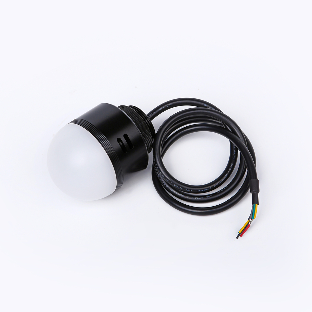 50mmシグナルタワー RYG LEDカラー連続光および連続ブザー 70cmケーブル付き (YWJD-50C) IP20
