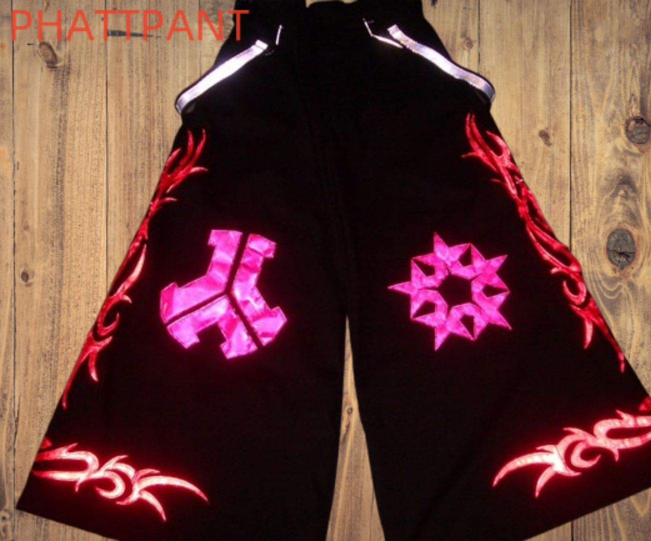 PHATTPANT Fluoreszierend Melbourne DJ PHAT パンツ シャッフル レイバー オレテクノ ハードスタイル ファイア ヒートウェーブ ファット パンツ バイオハザード c020