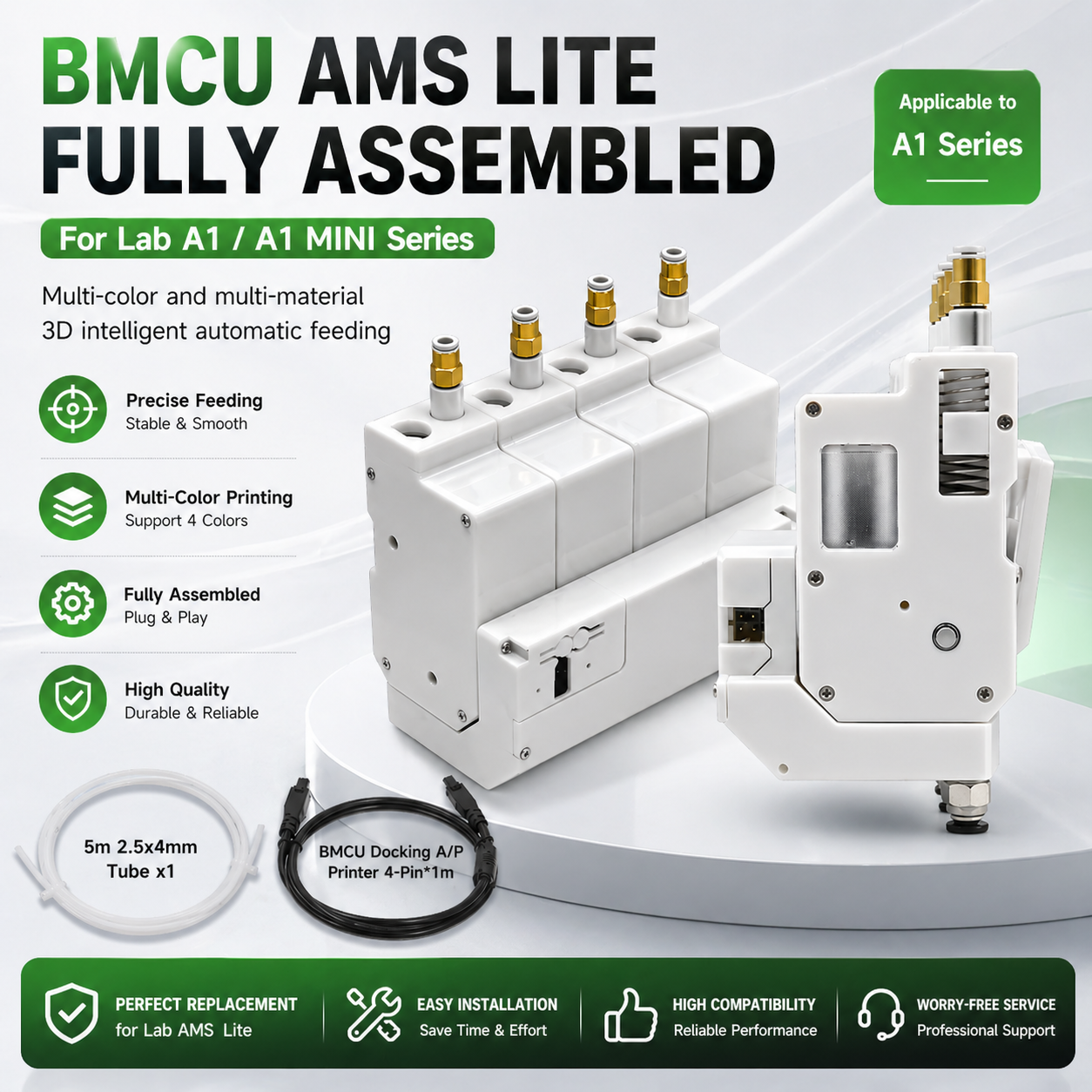 アップグレードされた Bmcu 370C AMS lite モーター自動リフィルファームホールセンサーバイバッファリング竹ラボ A1 A1 ミニ P1 3D プリンタ