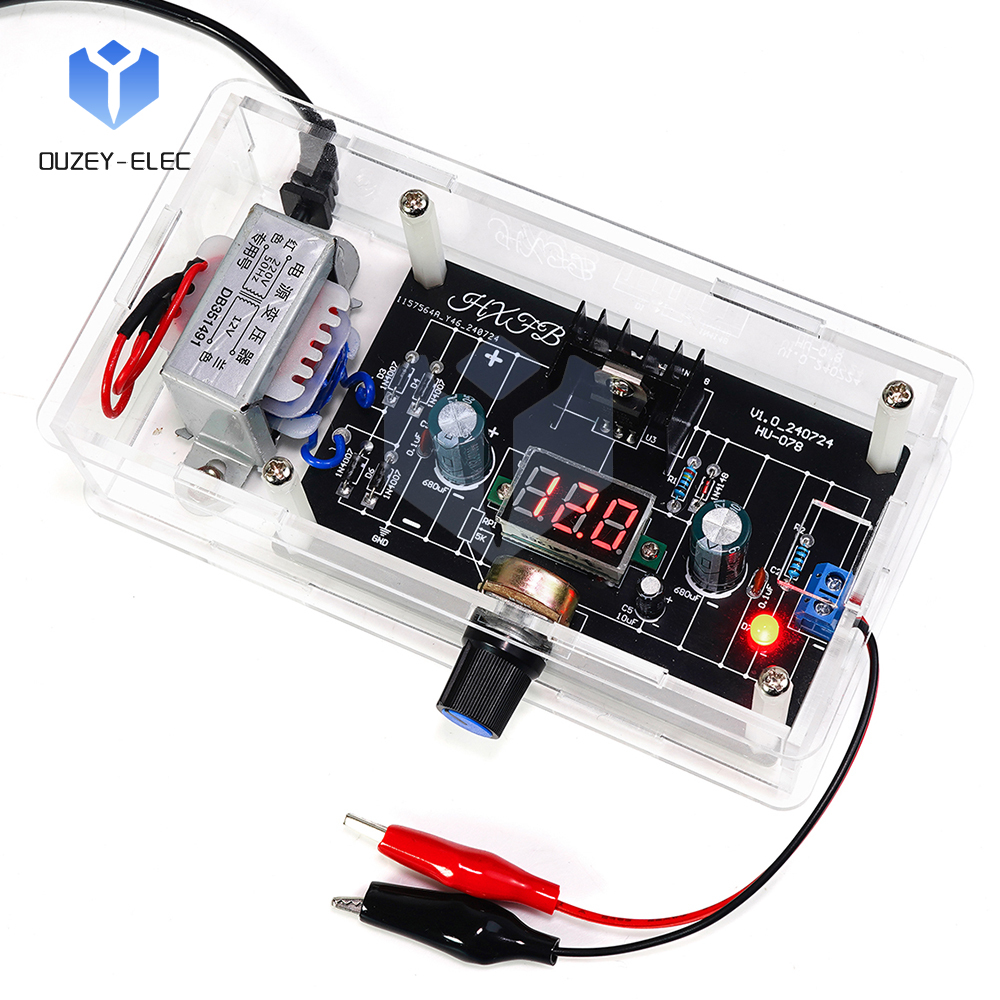 AC110V 220V に DC 電圧インバーター DC 1.24V 〜 12V 出力調整可能なレギュレータ電源モジュール LED デジタルディスプレイ DIY キット