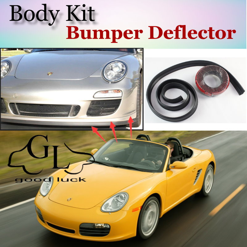 ポルシェボクスター 986 987 バンパーリップ唇/カーリップショップスポイラー車のチューニング/TOPGEAR ボディキットストリップ