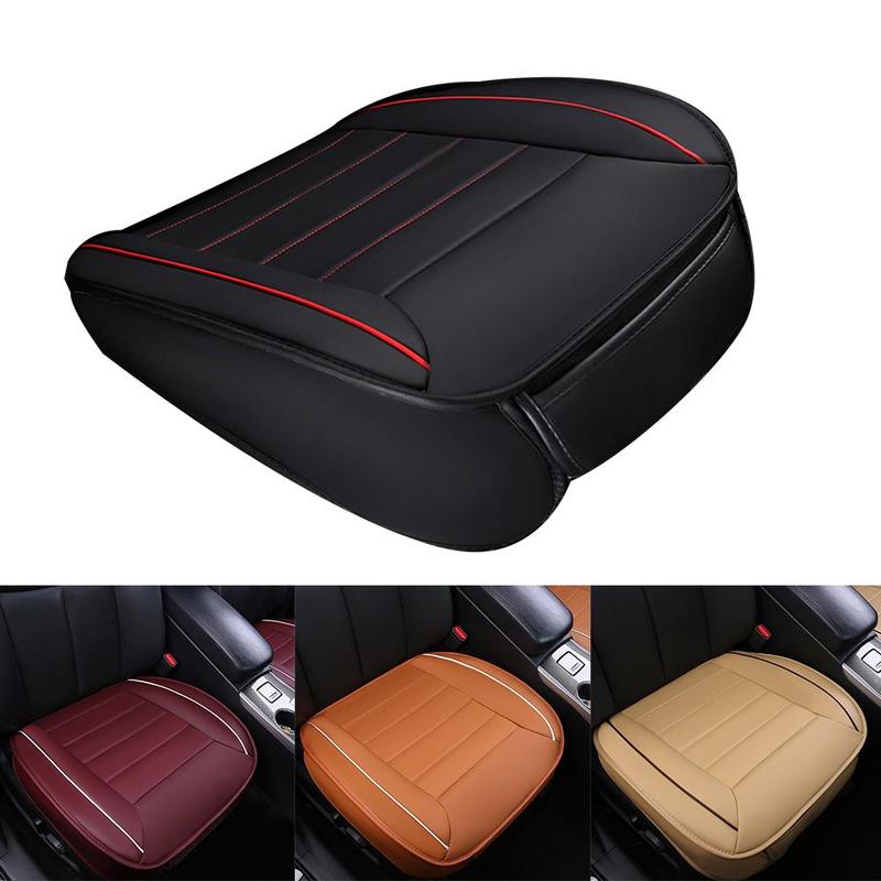 四季カーシートカバー Pu レザークッション 3D 通気性パッドマットユニバーサル自動車椅子クッションシートカバーアクセサリー