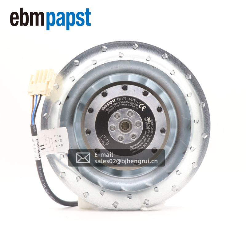 ebmpapst R2E175-AC79-29 48V 防水冷却ファン 76/62W ボールベアリング遠心力強化熱用