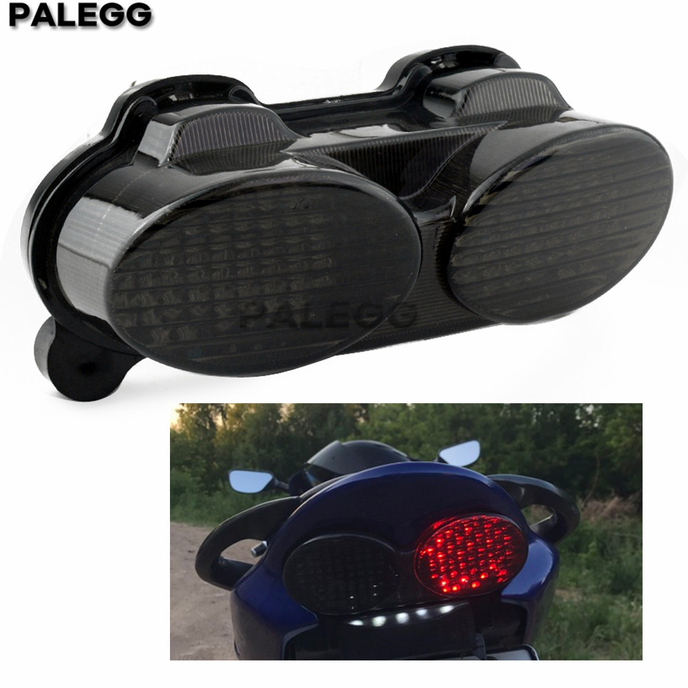 リアテールライトブレーキターンシグナル統合 LED ライトカワサキニンジャ ZX6R ZX-6R ZX 6R G1 G2 J1 J2 1998 1999 2000 2001 2002