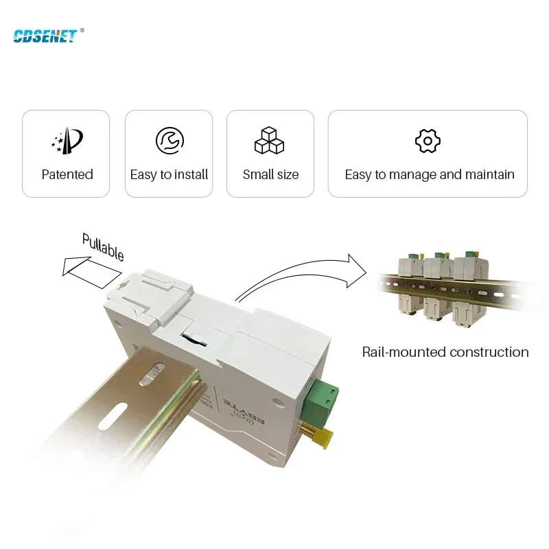 LoRa RS485 モデムワイヤレスラジオ局 433Mhz CDSENET E96-DTU (433L30-485) 30dbm 長距離抗干渉スペクトル拡散
